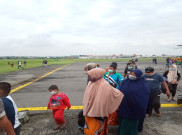 Diangkut Pesawat Hercules, 54 Korban Bencana Gempa Sulawesi Barat Mengungsi ke Jateng