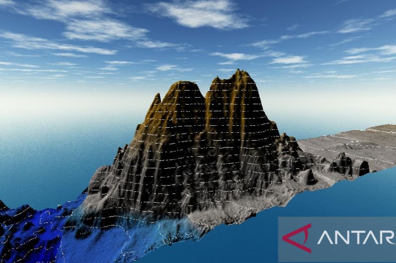 Ditemukan Gunung Bawah Laut Setinggi 2.200 Meter di Pacitan
