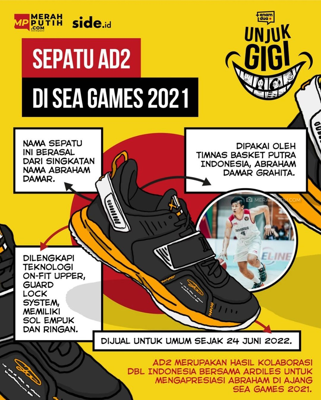 Sepatu AD di SEA Games 2021