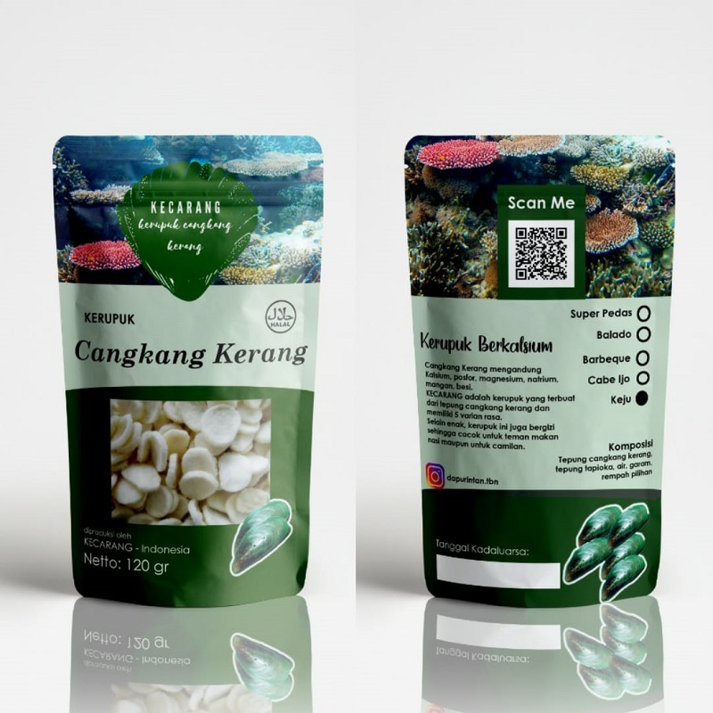 Mahasiswa ITS Ubah Cangkang Kerang Jadi Kerupuk