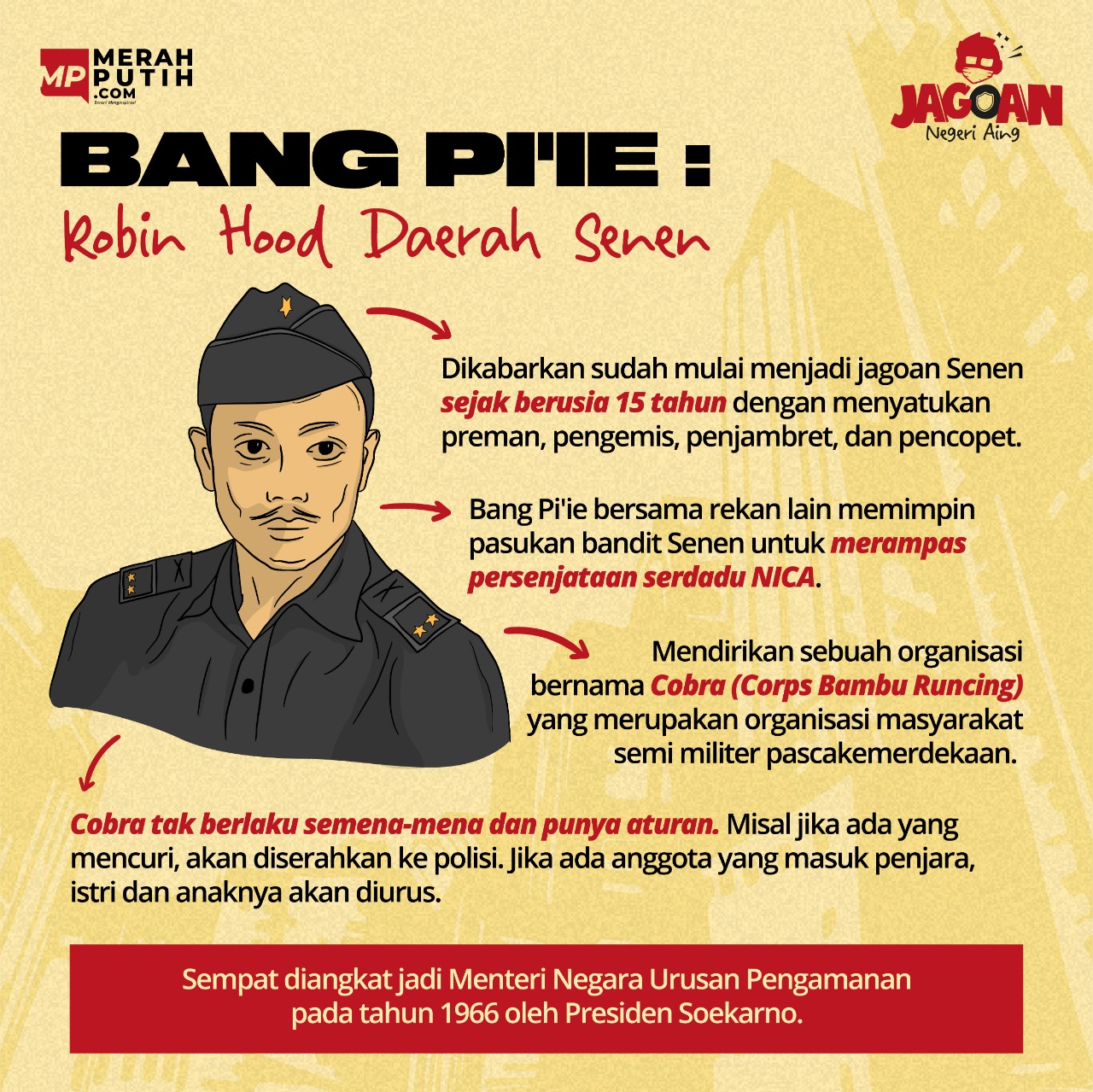 Bang Pi'ie : Robin Hood Daerah Senen