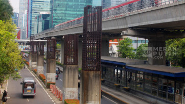 Pemprov DKI Jakarta Akan Tertibkan Tiang Sisa Proyek Monorel Mangkrak di Kuningan