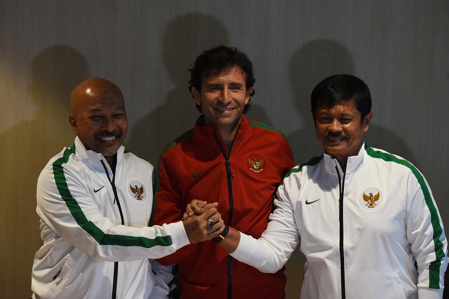 Jajaran pelatih timnas Merah Putih