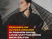 Penampilan Alyssa Daguise di Fashion Show Louis Vuitton Paris Bikin Salfok
