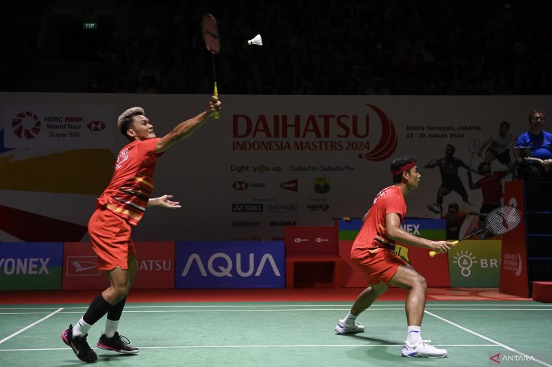 Ganda Putra Indonesia Melaju ke Final Swiss Open 2024
