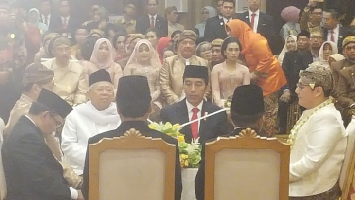 Din Syamsuddin Sebut NU-Muhammadiyah 'Bersatu' di Nikahan Anak Buwas dan BG