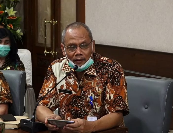 Sekretaris Daerah (Sekda) Solo, Ahyani, Minggu (10/5). (MP/Ismail)