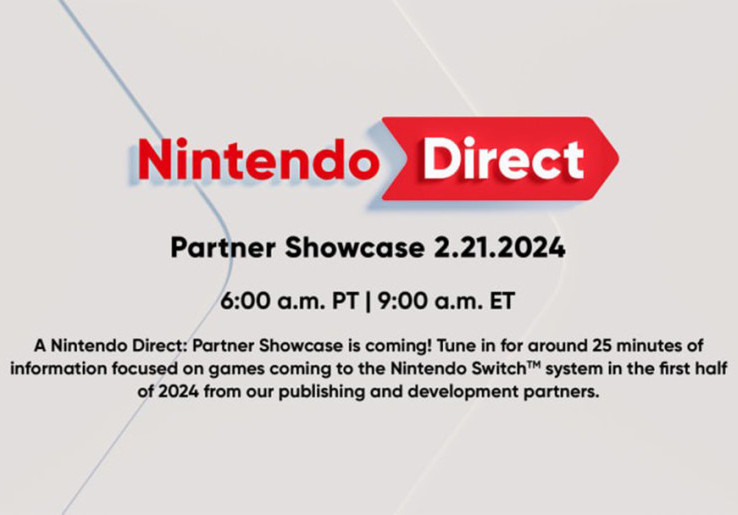 Nintendo Direct Partner Showcase Digelar 21 Februari 2024