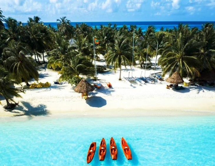 Tokoh terkemuka mulai mendesak untuk beralih ke destinasi lokal, dengan tagar lain #ChaloLakshadweep. (Foto: Instagram/@Lakshadweeptourism)