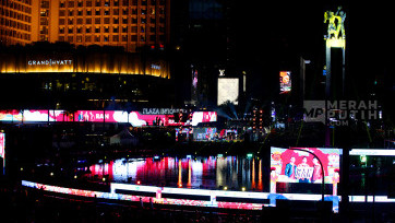 Warna-warni Panggung Tahun Baru 2025 Semarak Jakarta Mendunia Bundaran HI