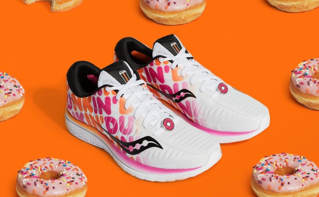 Kinvara 10, Sepatu Unik Hasil Kolaborasi Dunkin' Donuts dan Saucony 