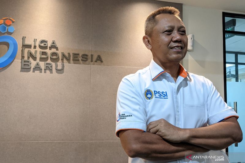 Direktur Operasional PT Liga Indonesia Baru (LIB) Sudjarno. (Michael Siahaan)