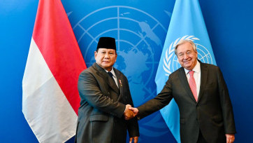 Momen Akrab Pertemuan Persiden Prabowo Subianto dengan Sekjen PBB António Guterres 