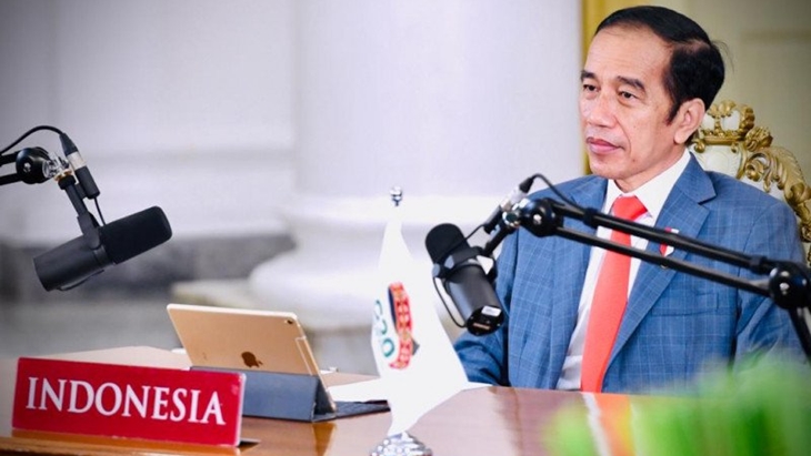 Jokowi Hadiri KTT G20 Secara Virtual