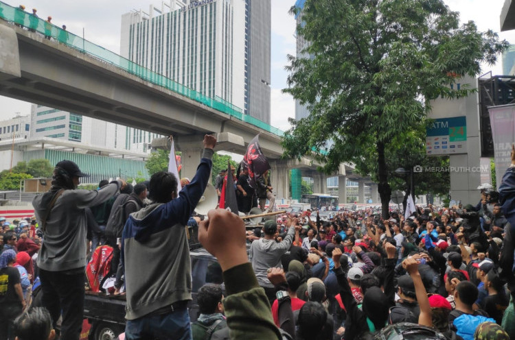 Demo di Kemenkumham, Warga Priok Tuntut Menteri Yasonna Minta Maaf