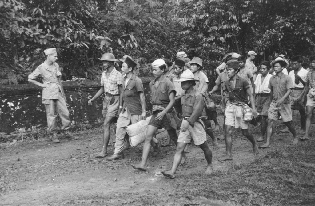 Pasukan Divisi Siliwangi saat hijrah ke Jawa Tengah.