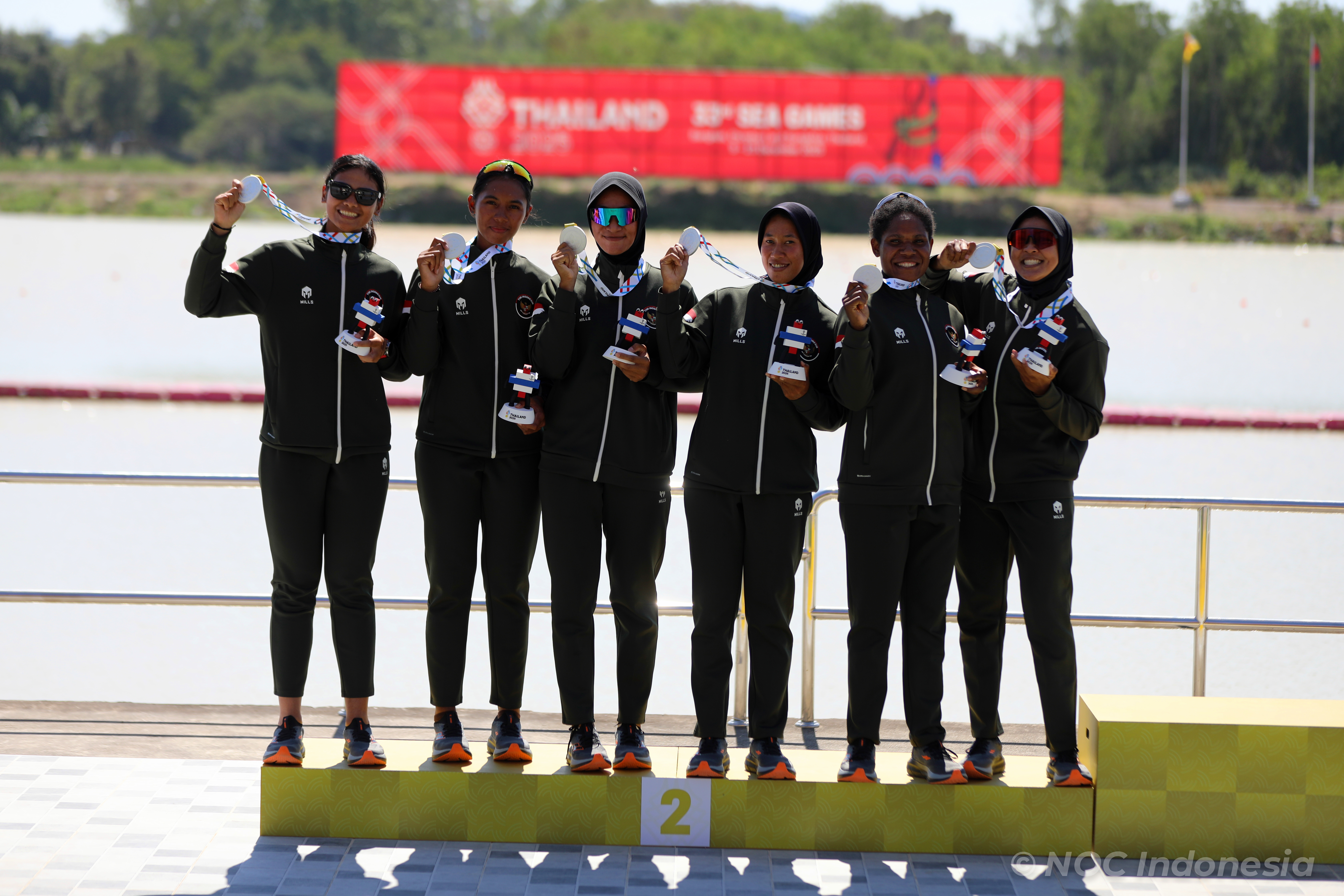 SEA Games 2025 Thailand: Tim Dayung Putri Indonesia Raih Silver Medal's Women's Four