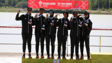SEA Games 2025 Thailand: Tim Dayung Putri Indonesia Raih Silver Medal's Women's Four