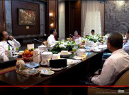 Jelang Reshuffle Kabinet, Jokowi Makan Siang Bersama Ketum Parpol di Istana
