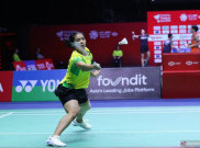 Gregoria Terhenti di Semifinal Singapore Open 2024