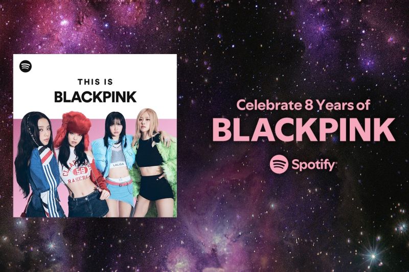 Rayakan Ulang Tahun ke-8, BLACKPINK Berkolaborasi dengan Spotify