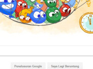 Wow, Ada Pasukan Balon di Mesin Pencari Google yang Ingin Menyambut Tahun Baru