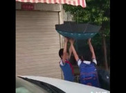 Dua Bocah Selamatkan Kucing, Dijamin Kalian Enggak Kepikiran Caranya
