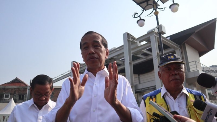 Sodetan Ciliwung Diresmikan, Jokowi Klaim Mayoritas Persoalan Banjir Jakarta Beres
