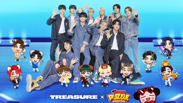 Boyband Treasure Berkolaborasi dengan Pucca Puzzle Adventure