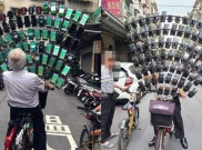 Niat Banget, Kakek ini Main Pokemon Go sambil Bersepeda 