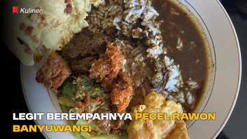 Legit Berempahnya Pecel Rawon Banyuwangi