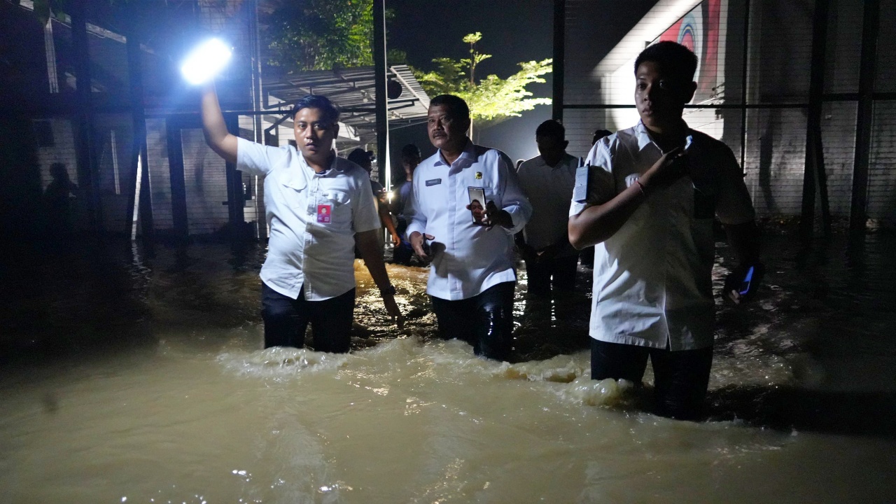 Tinjau Banjir di Lapas Cikarang, Dirjenpas Pastikan Warga Binaan Aman