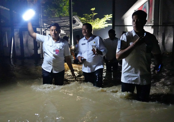 Tinjau Banjir di Lapas Cikarang, Dirjenpas Pastikan Warga Binaan Aman