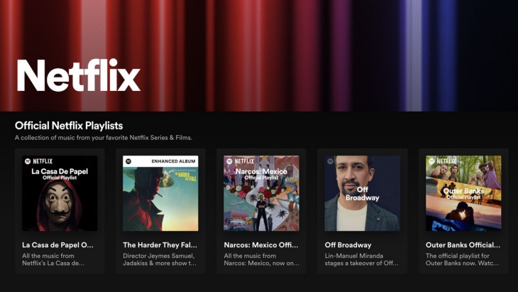 Spotify Buat Fitur Khusus Netflix Hub