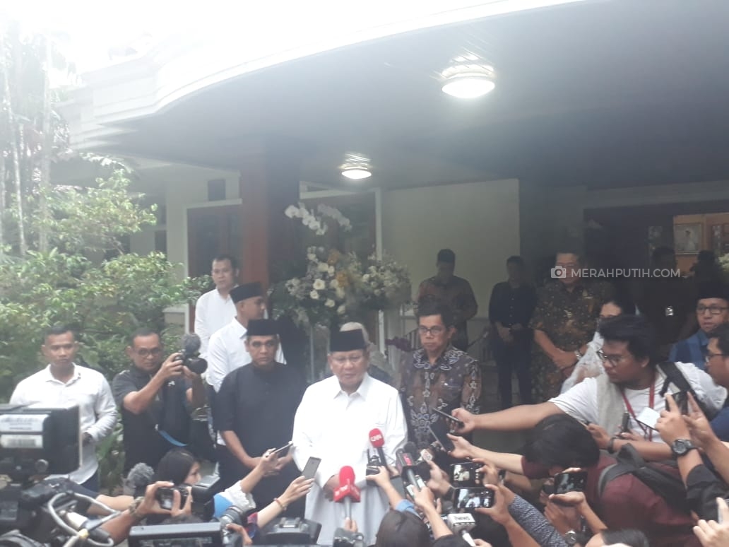 Kata Prabowo Soal Pertemuan dengan Jokowi
