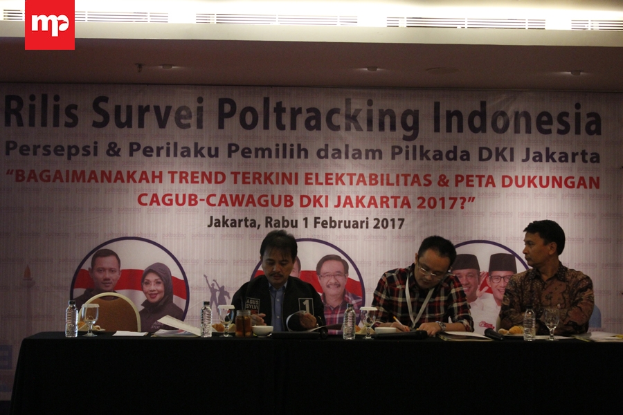 Survei Poltracking: Tidak Ada yang Lebih Unggul dari Ketiga Paslon