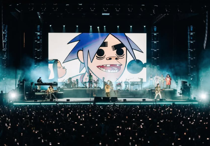  Gorillaz Keluar Kandang di Konser 25 Tahun, tak lagi Sembunyi di Balik Animasi