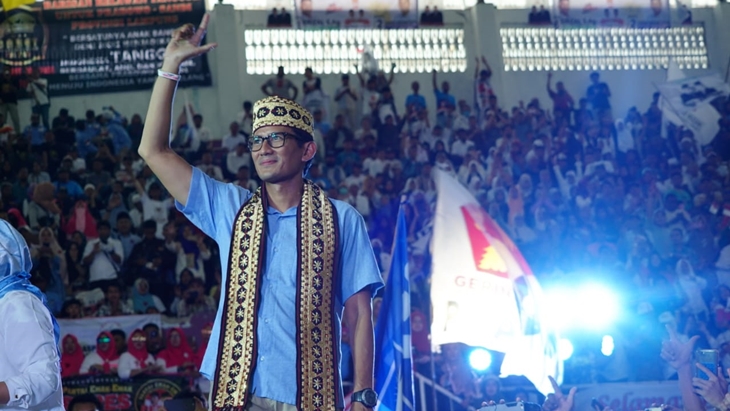 Disawer Warga Lampung, Sandiaga : Ini Dana Perjuangan