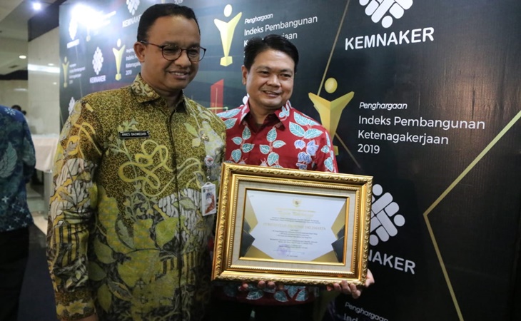 Pemprov DKI Raih Empat Penghargaan Pembangunan Ketenagakerjaan