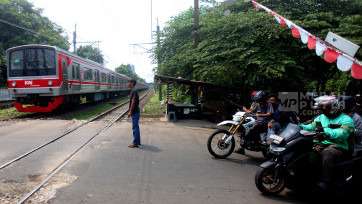 Angka Kecelakaan Lalu-Lintas di Perlintasan Sebidang Kereta Api di Jakarta