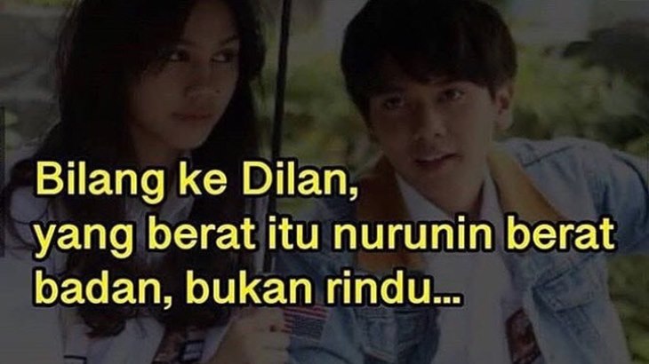 Lihat Nih! Kumpulan Meme Film Dilan 1990 yang Bikin Ngakak