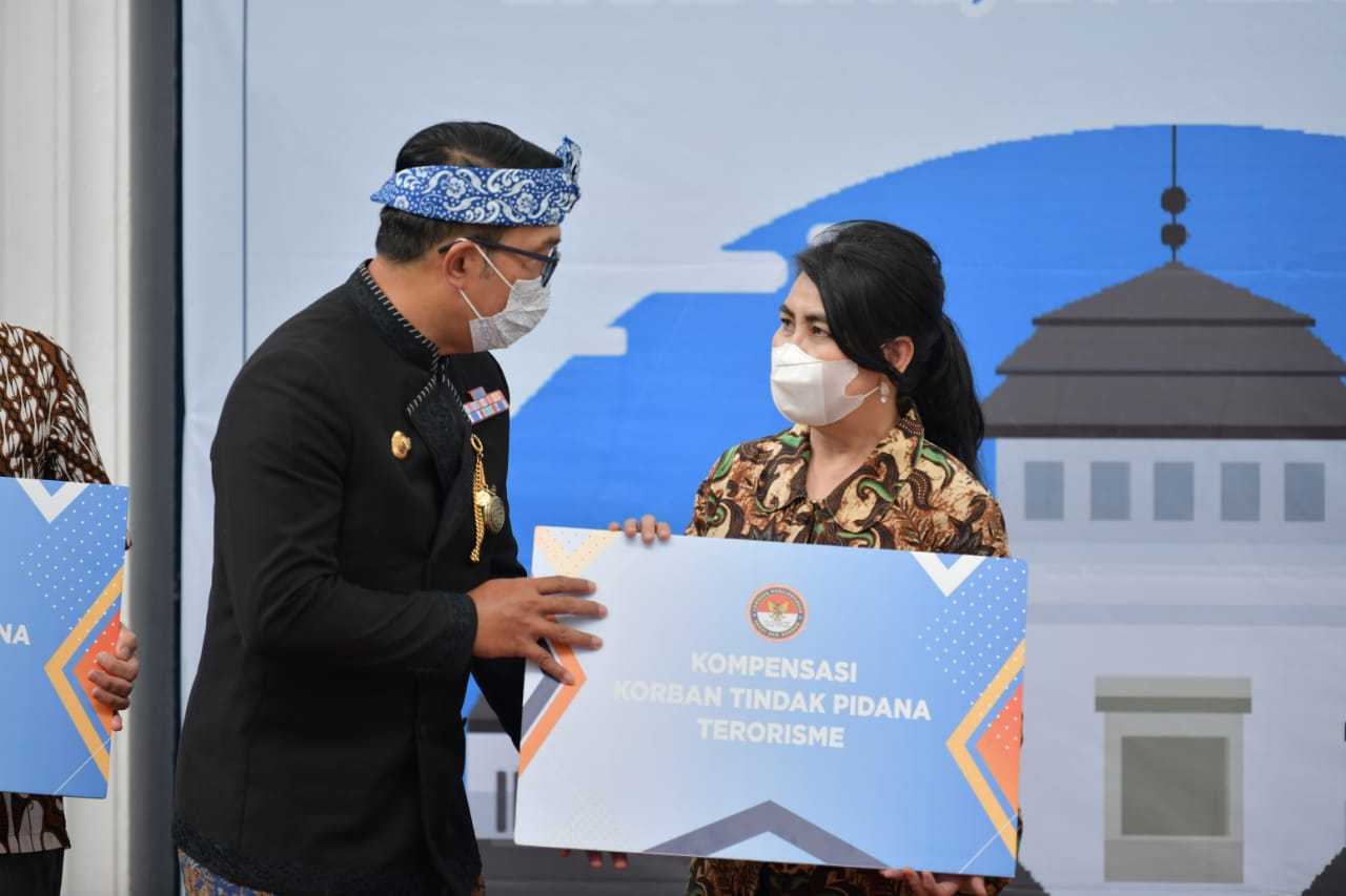 Korban Tindak Pidana Terorisme Asal Jabar Dapat Kompensasi Negara Rp 3 Miliar
