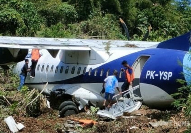 Polisi Cari Pemicu Pesawat Trigana Air Tergelincir di Bandara Yapen Papua