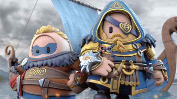 Eivor dan Odin Hadir di Fall Guys x Assassin's Creed Valhalla
