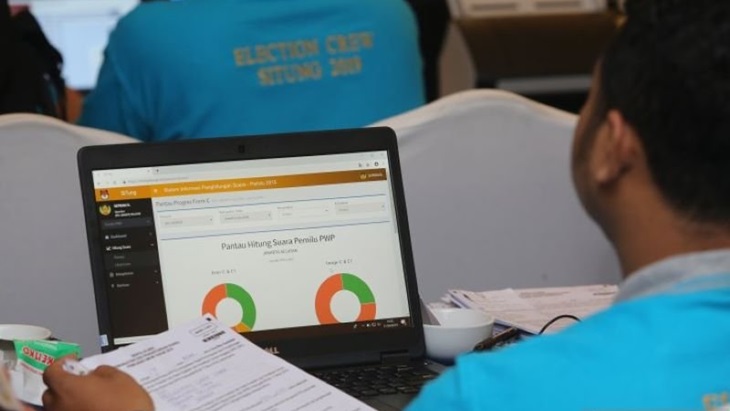 Enrty data pada Situng KPU