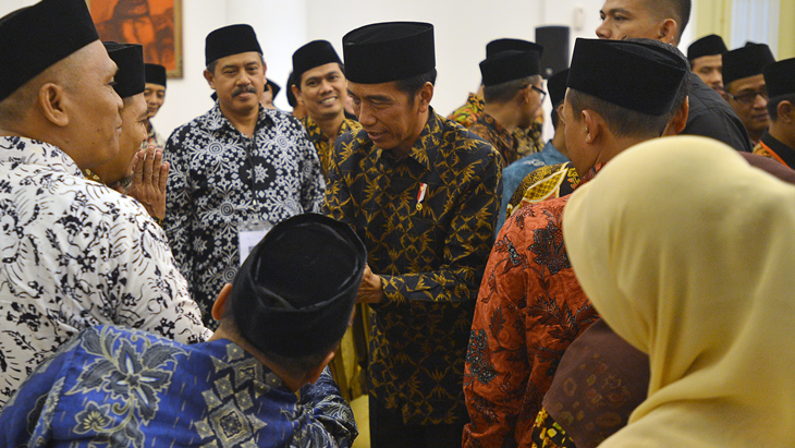 Jokowi Peringati Isra Mi'raj di Istana Bogor