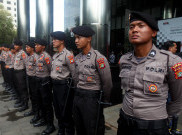 Personel Polisi Jaga Gedung KPK Terkait Pemeriksaan Sekjen PDIP Hasto Kristiyanto