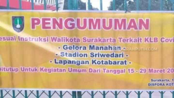 Imbas Solo KLB Corona, Laga Perdana Persis Solo vs PSCS Cilacap di Stadion Manahan Batal