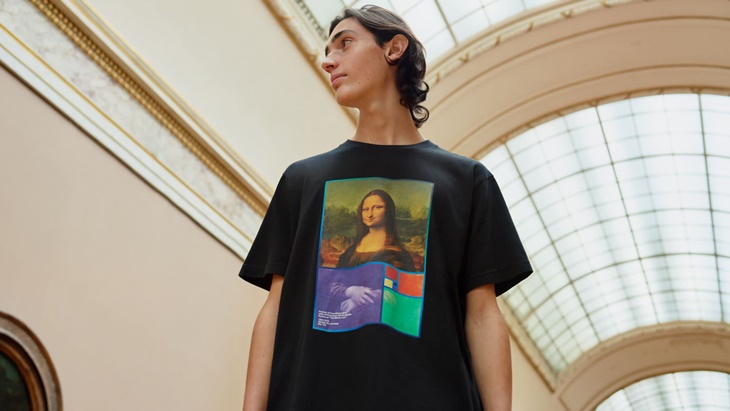 Kaus Mona Lisa ala Museum Louvre x UNIQLO