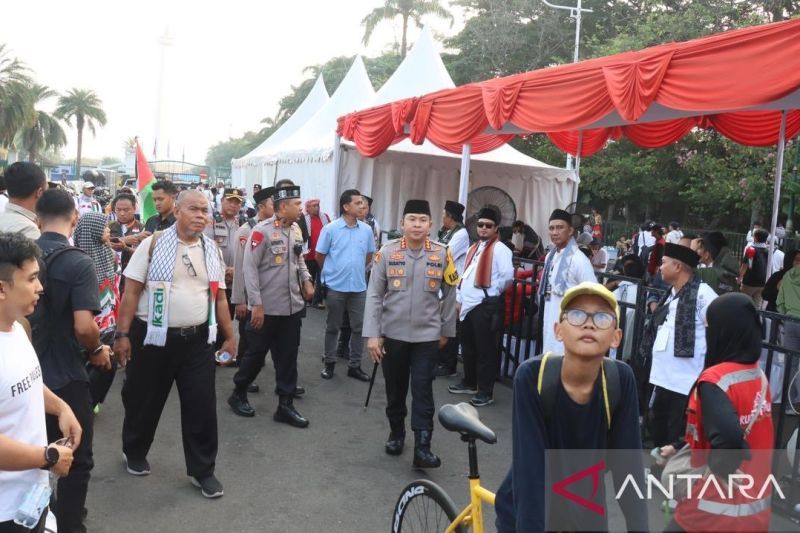 1.722 Polisi Tanpa Senjata Kawal Aksi Bela Palestina, Massa Diminta Jaga Barang Biar Enggak Kecopetan
